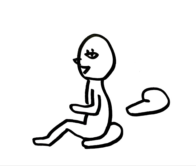 座布団に姿勢よく座るには 篠田 洋江